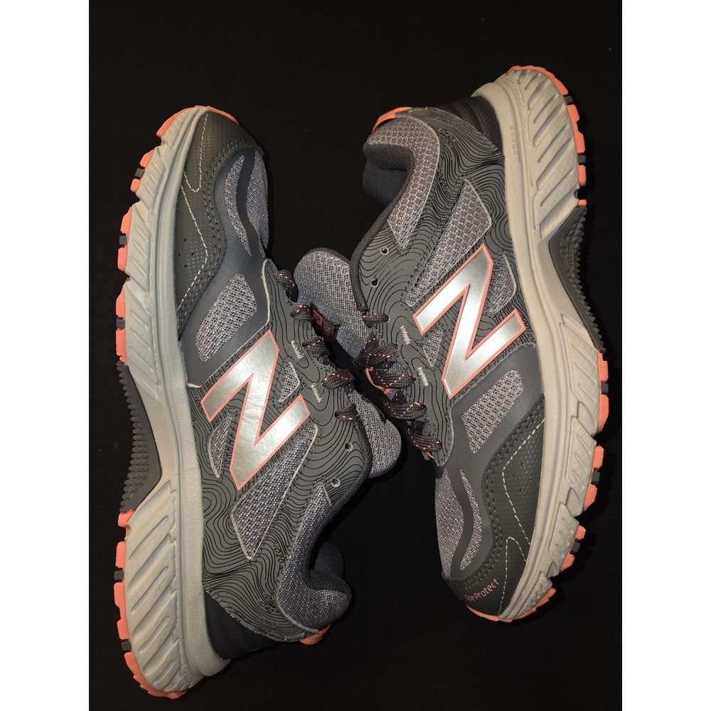 New Balance Women's Size 8.5D 510v4 Grey Lace-Up Trail Running Sneakers Shoes‎